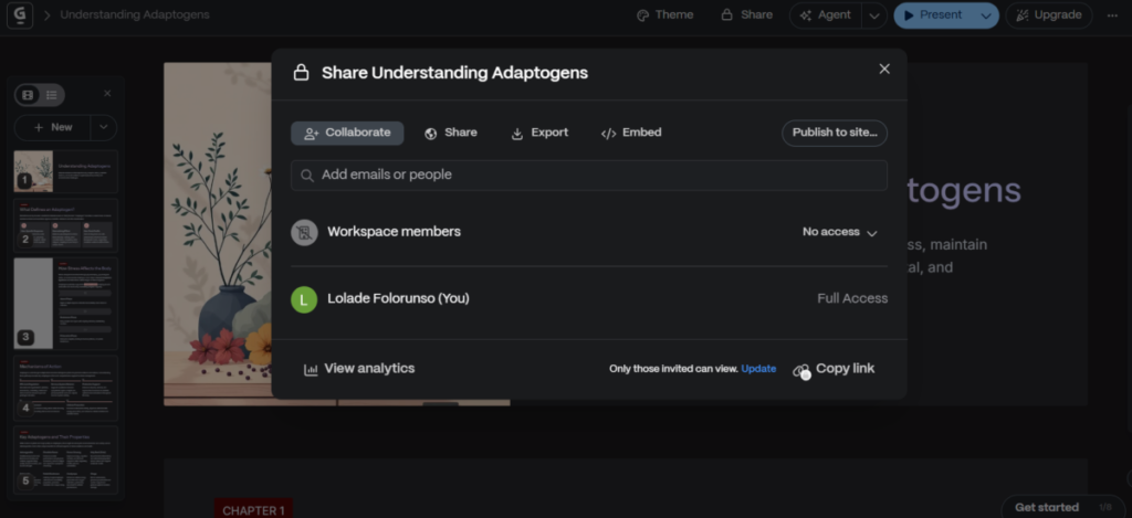 Collaboration with Gamma AI