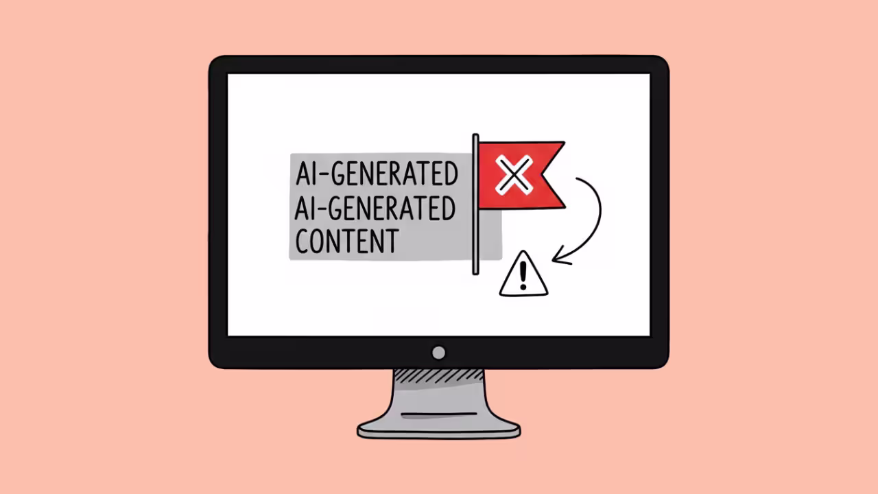 AI content being flagged