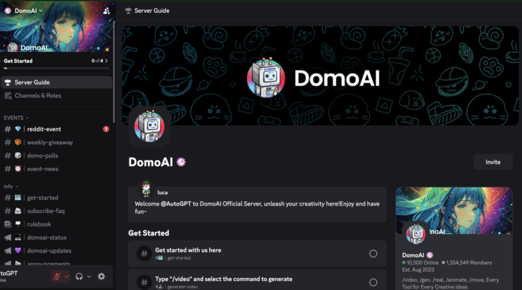 DomoAI Discord