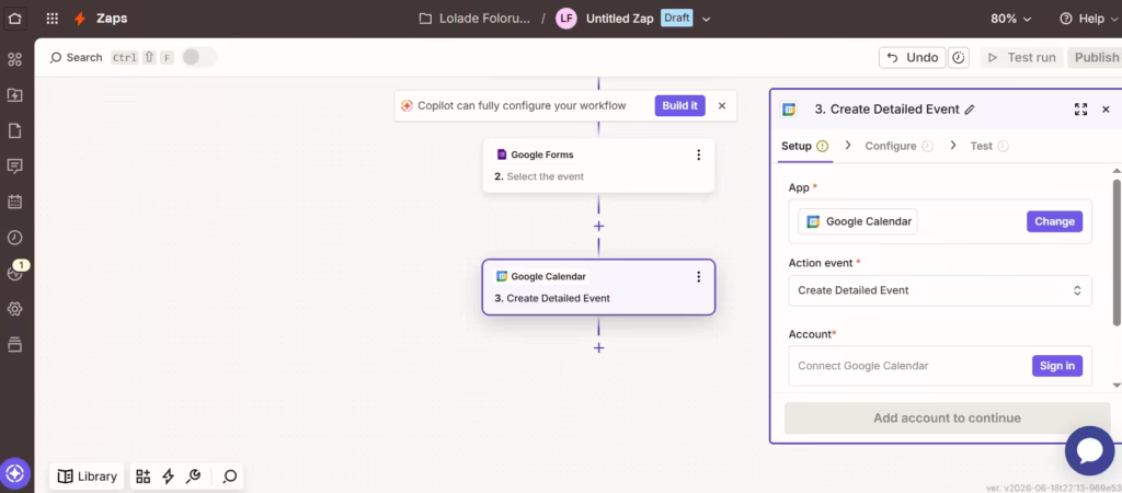 Zapier automation
