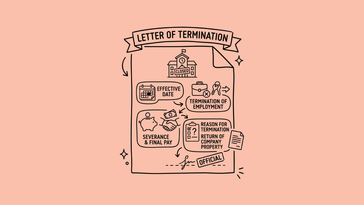 Letter of termination