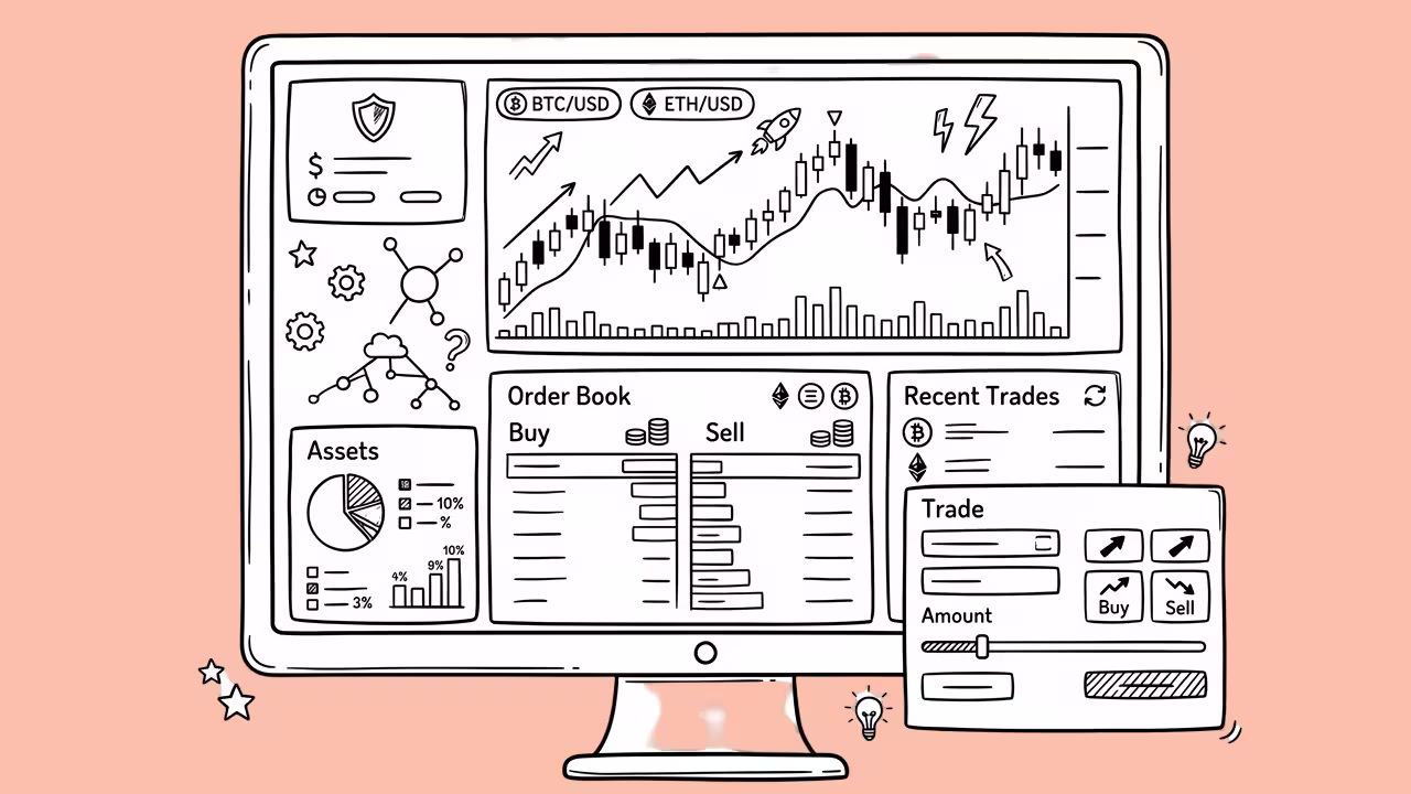 A trading dashboard
