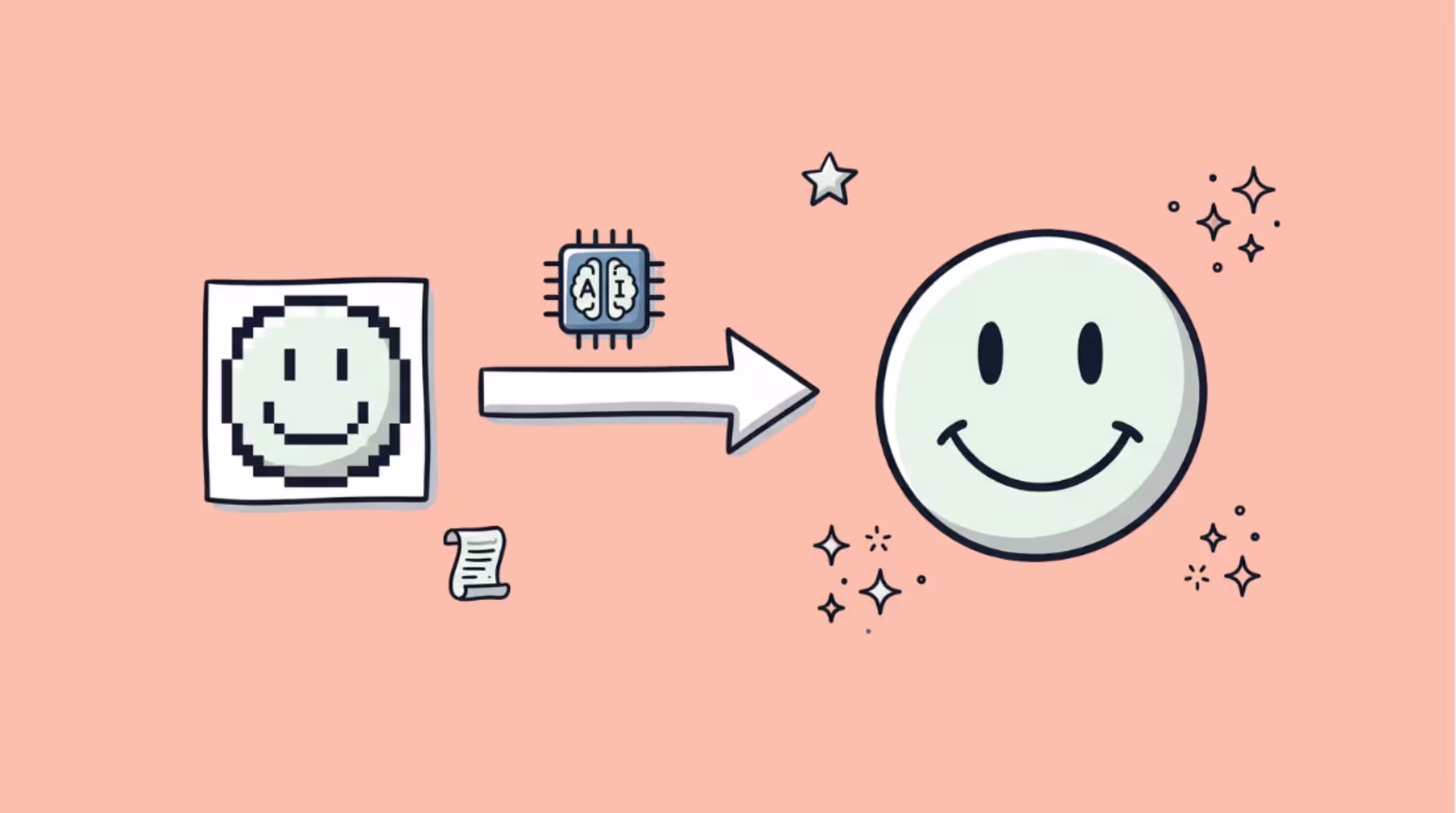 AI upscaling