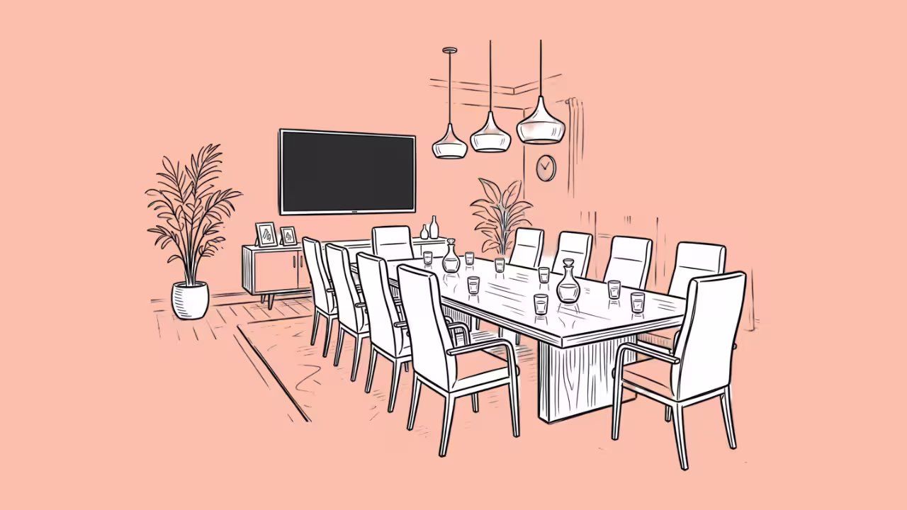 A boardroom