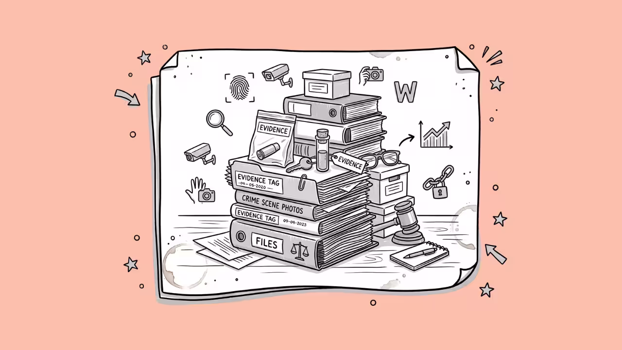 A stack of evidence