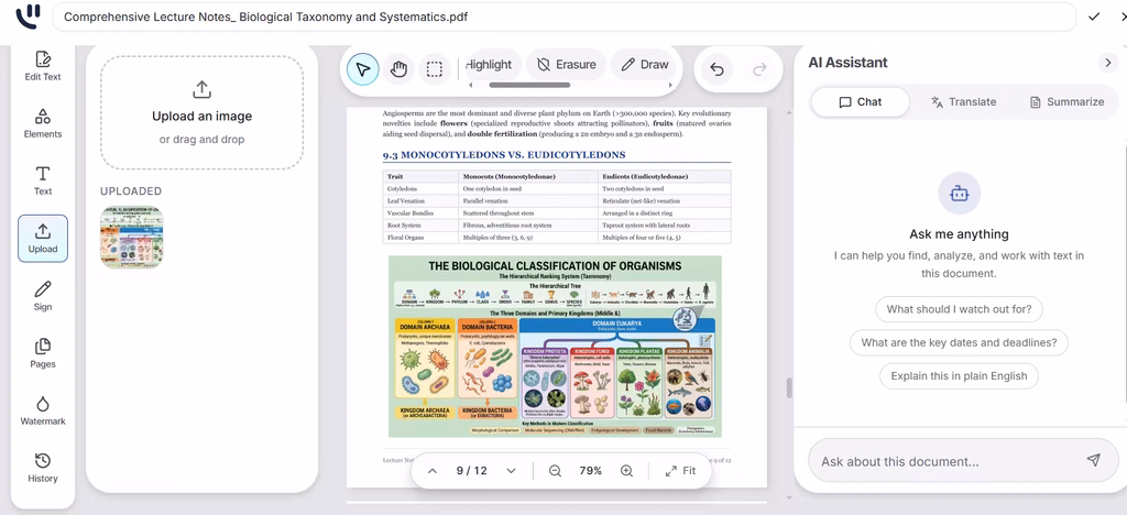 PDF editing