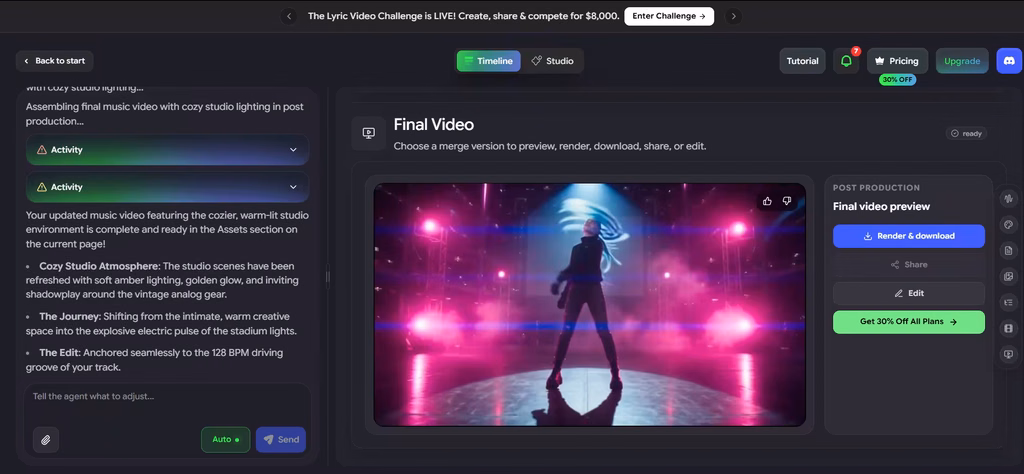 Video generated by Freebeat