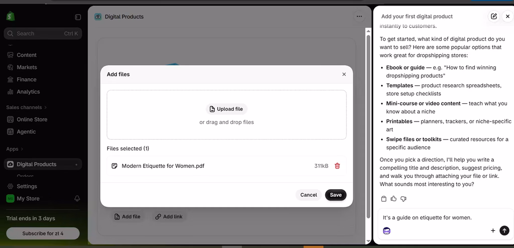 Shopify Sidekick